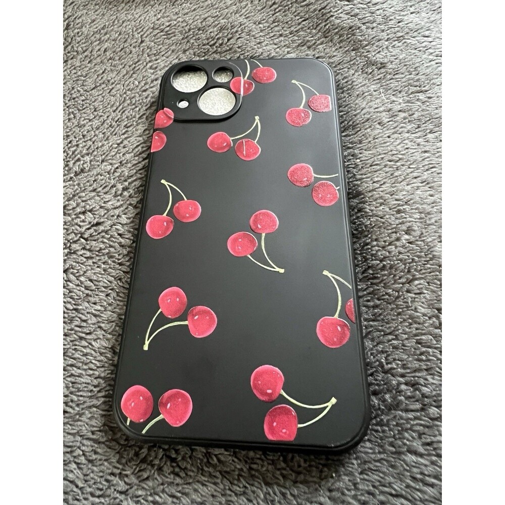 iPhone 14 Case Cute Cherry Design, Protective Phone Cover